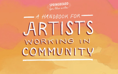 Handbook for Artists Working in Community