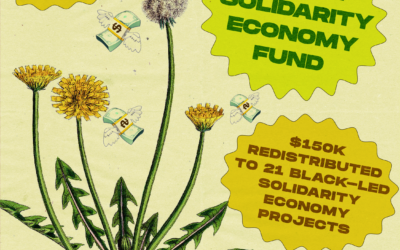 UPDATE DEC 2021: $150,000 REDISTRIBUTED TO 21 BLACK-LED SOLIDARITY ECONOMY PROJECTS