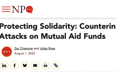 NPQ: Protecting Solidarity: Countering Attacks on Mutual Aid Funds